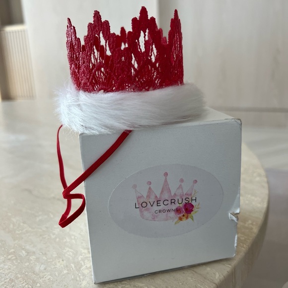LOVECRUSH CROWNS for Baby. Hair Accessories. Handmade. NEW - Picture 4 of 4